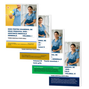 Pachet 4 Volume pentru examenul de Grad Principal 2026 – Asistență Medicală Generală